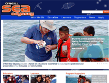 Tablet Screenshot of oneillseaodyssey.org